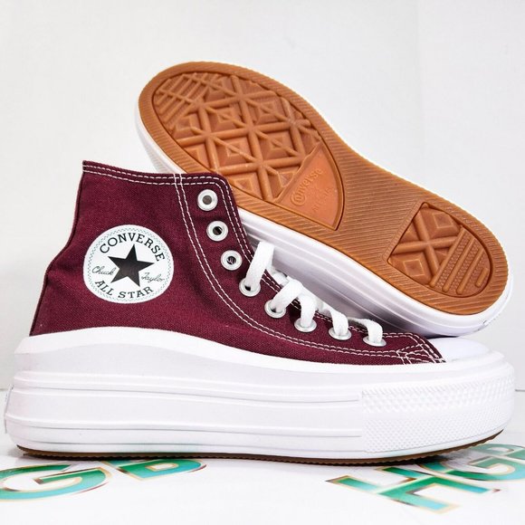Converse Shoes - Converse Chuck Taylor All Star Move Platform High Dark Beetroot Women's A02430C